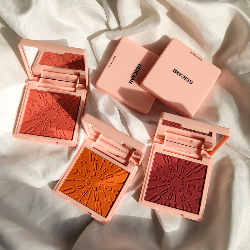 Beauty Makeup Novo - Paleta de blush pêssego rosto perolado