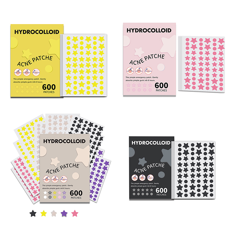 Beauty Makeup Tool - 600 pçs/set estrela espinha remendo acne