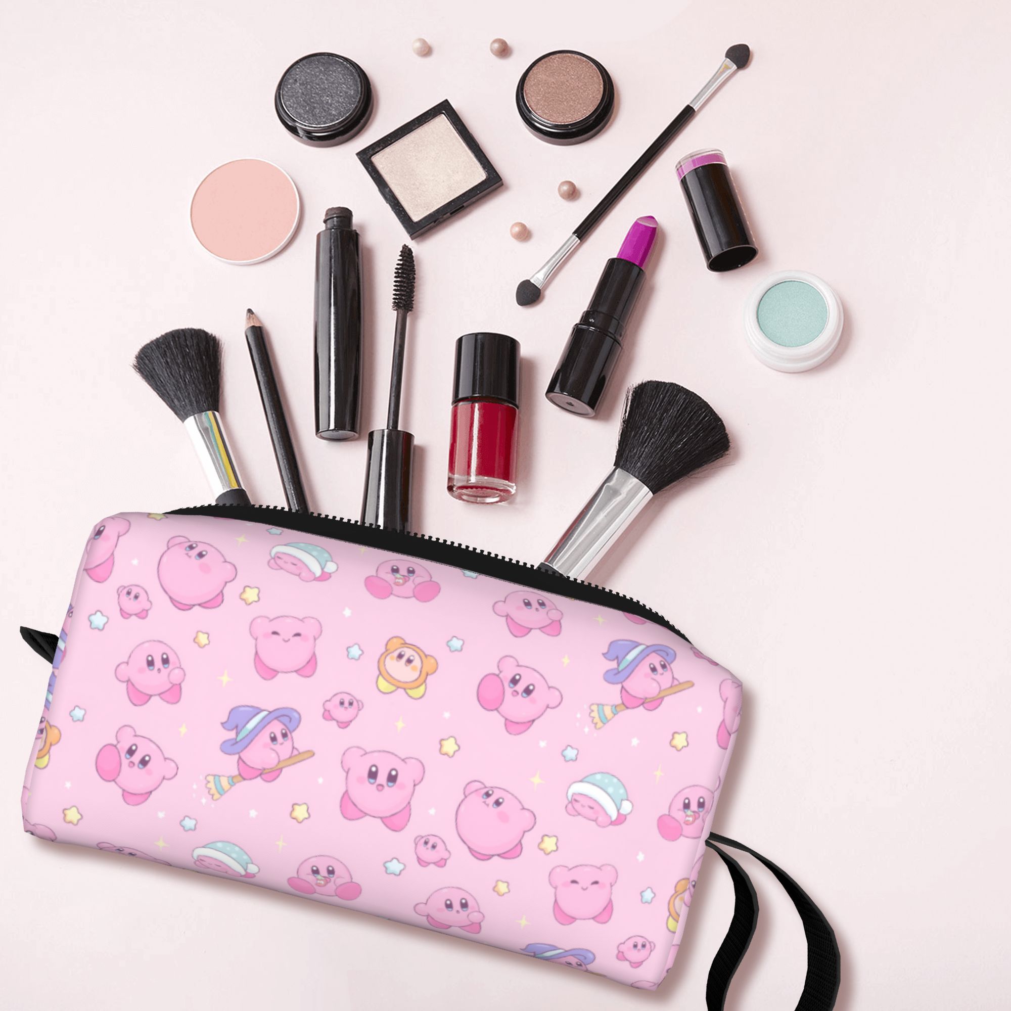 Beauty Makeup Games - Bolsa de Viagem Personalizada Kawaii K-Kirbys