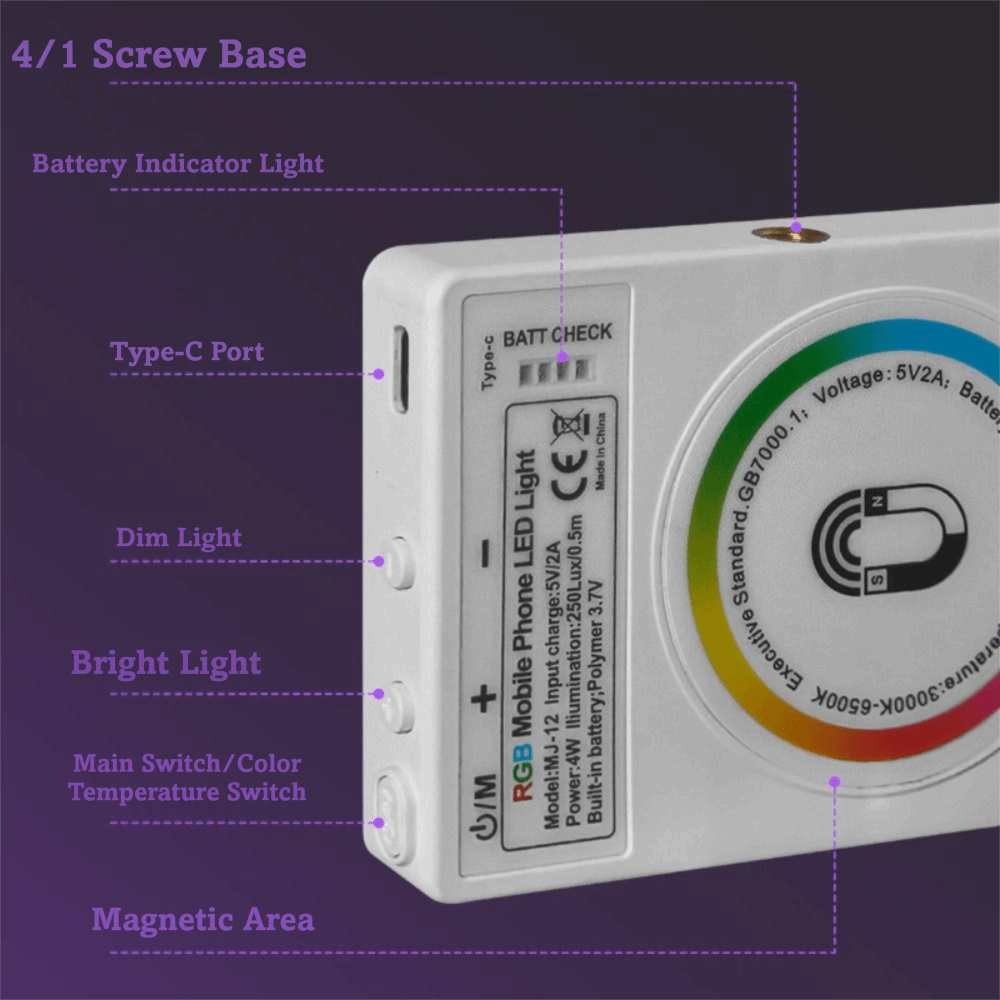 Luz de Preenchimento LED Magné - Beauty Makeup Light avaliação e preço