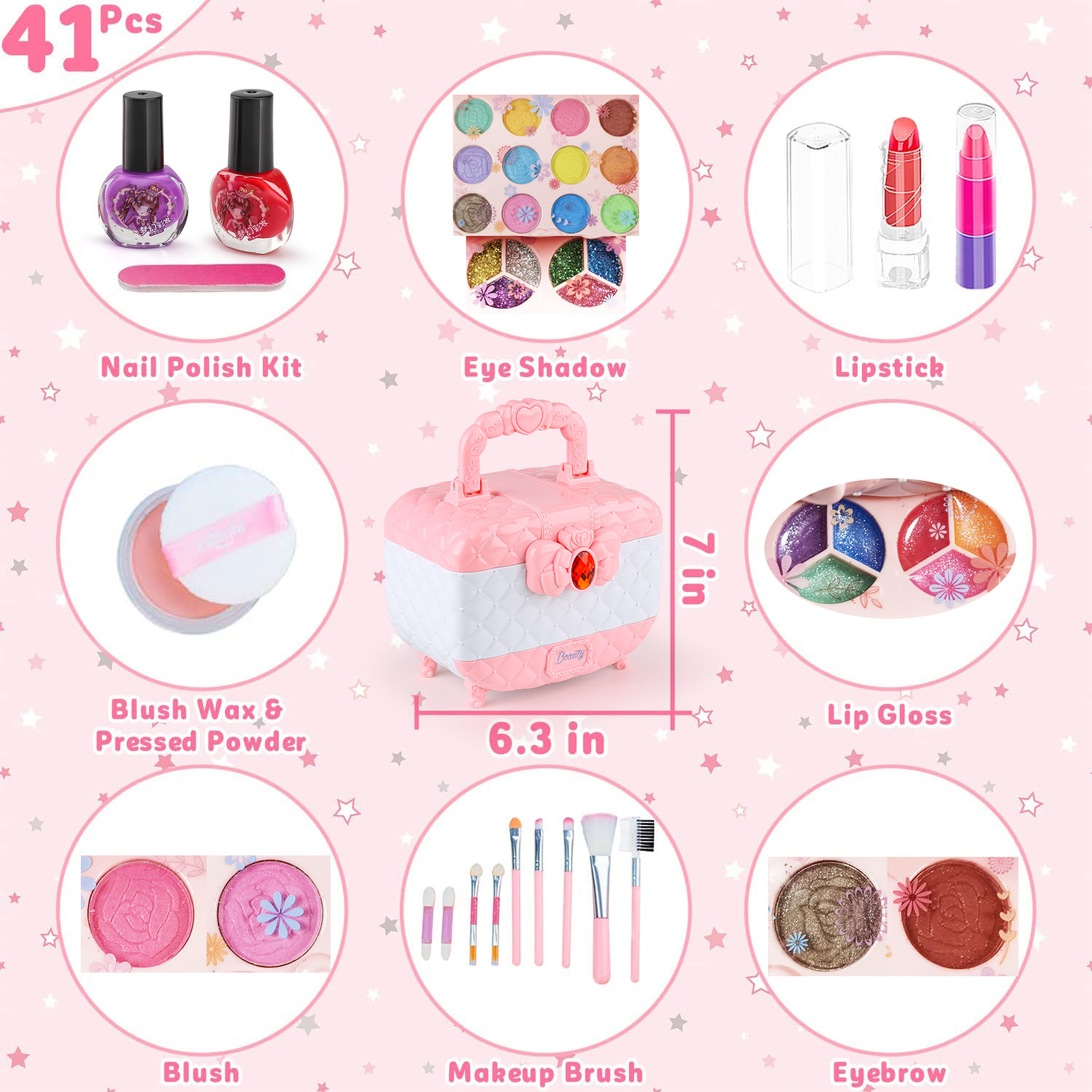 Kit de brinquedo de maquiagem  - Beauty Makeup For Girl avaliação e preço