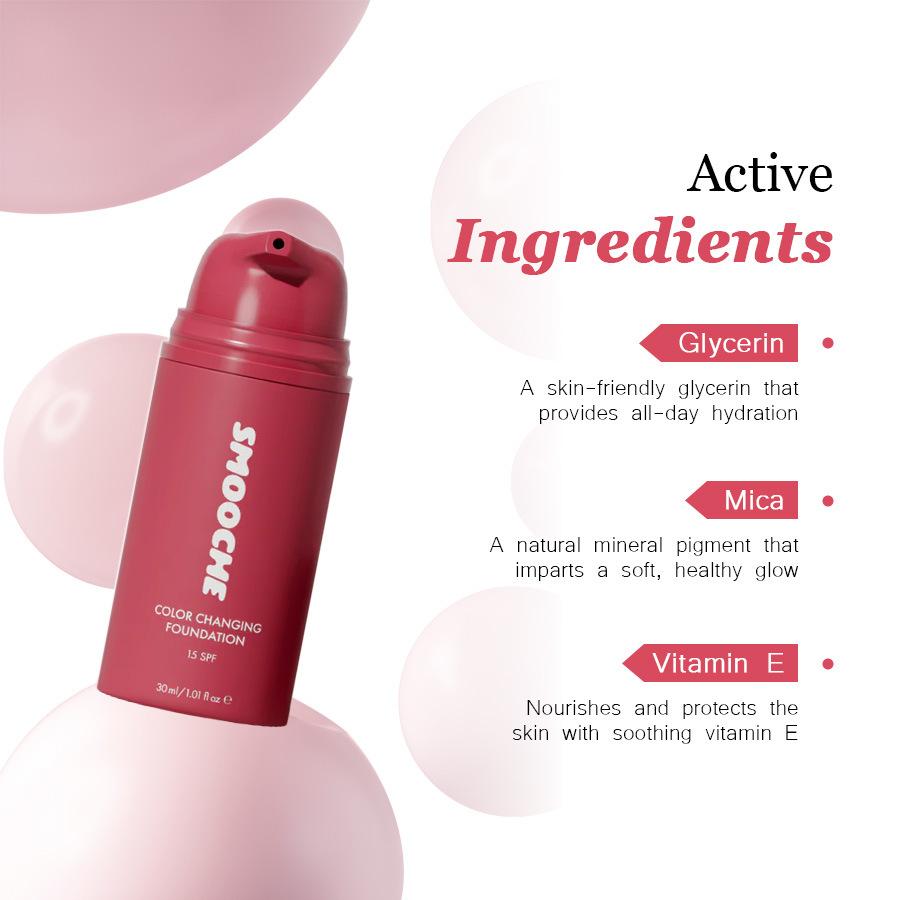 Base de Maquiagem Natural SMOO - Beauty Makeup Foundation avaliação e preço