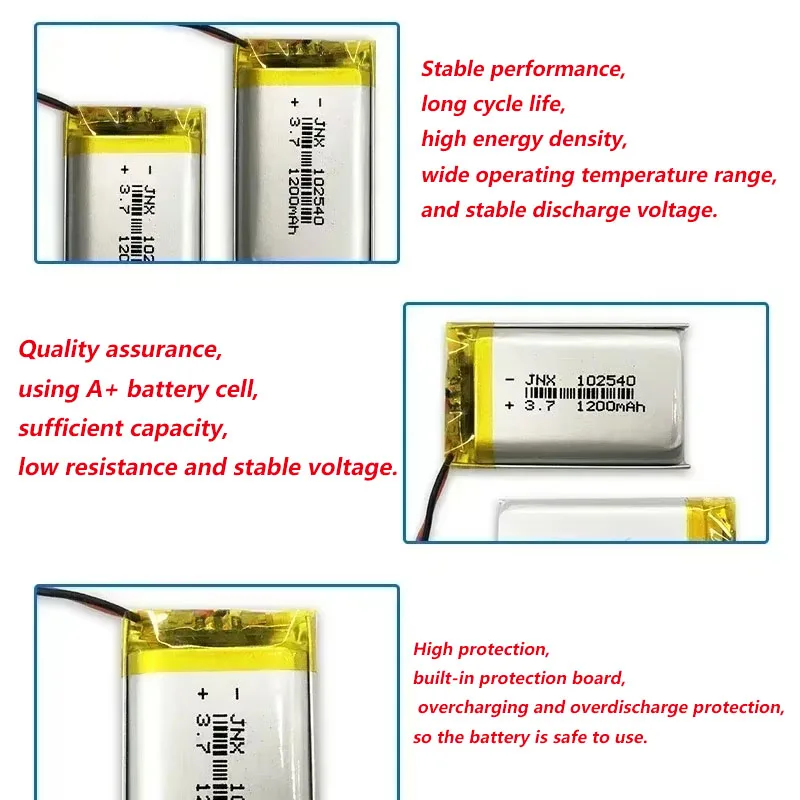 102540 3.7v 1200mah bateria re - Beauty Makeup Games avaliação e preço