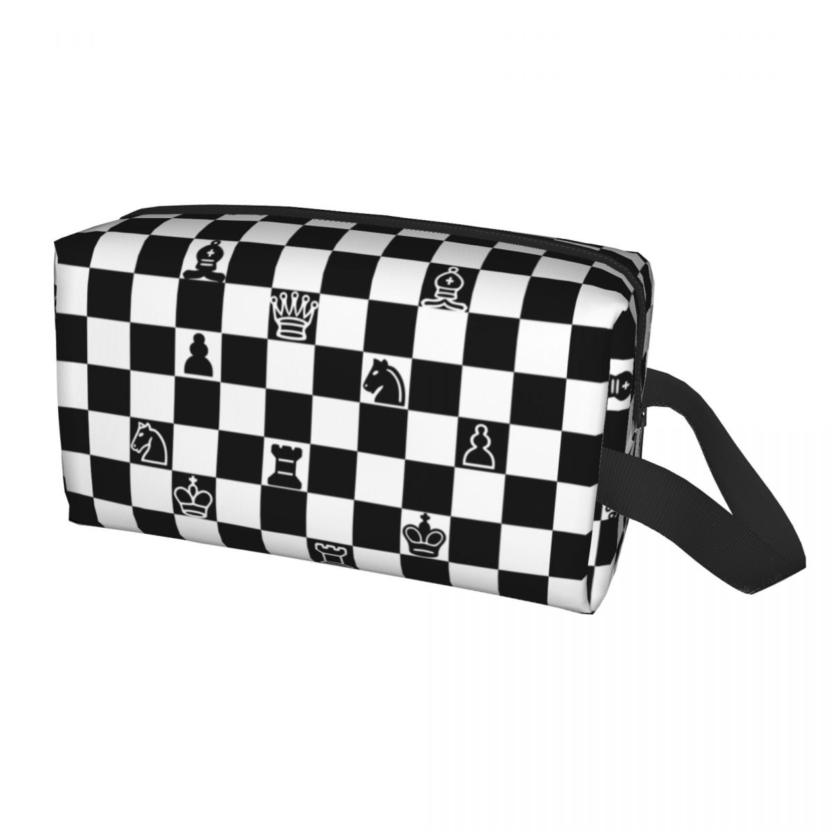 Bolsa cosmética de xadrez femi - Beauty Makeup Games avaliação e preço