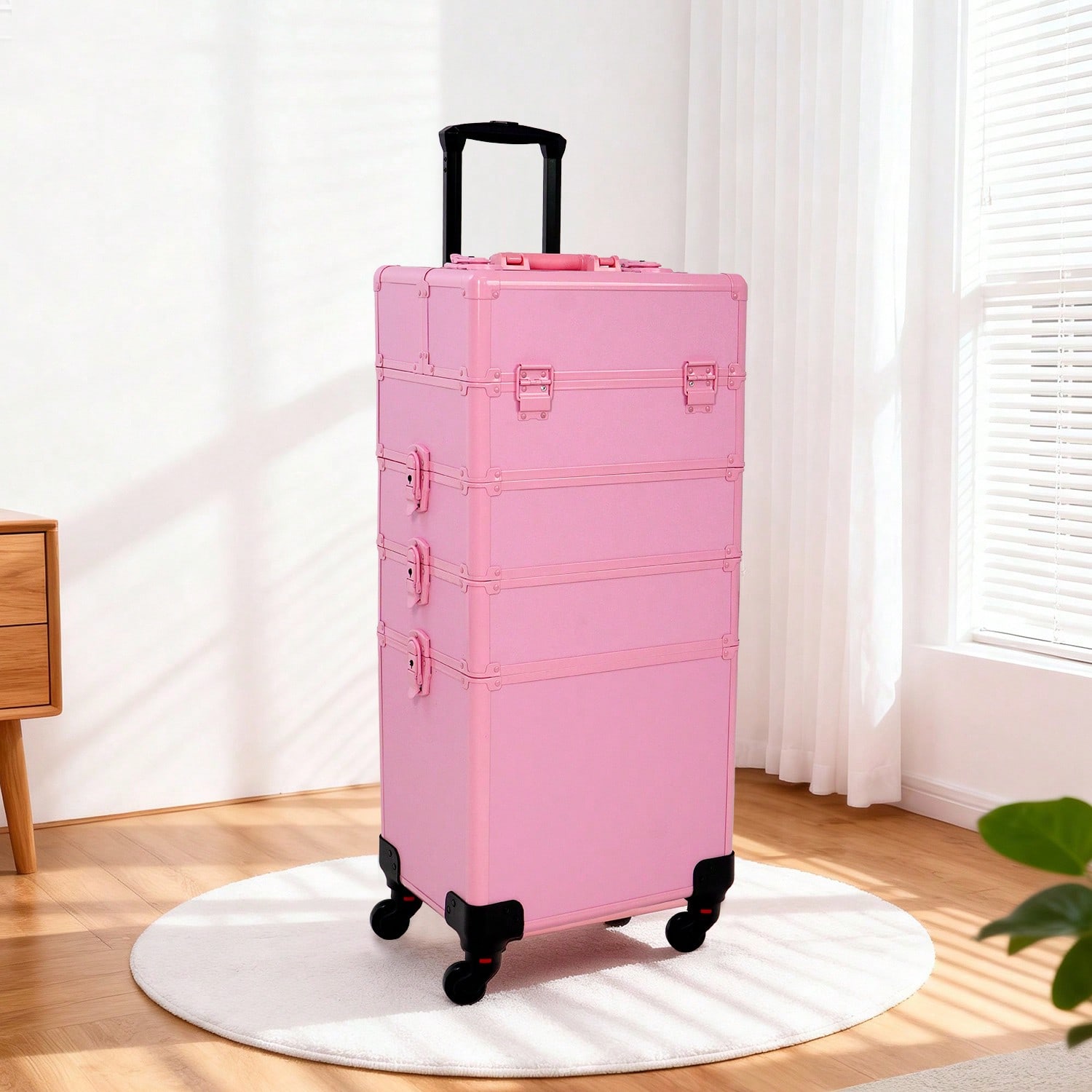 Maleta de Maquiagem com Rodas  - Makeup Organizer avaliação e preço