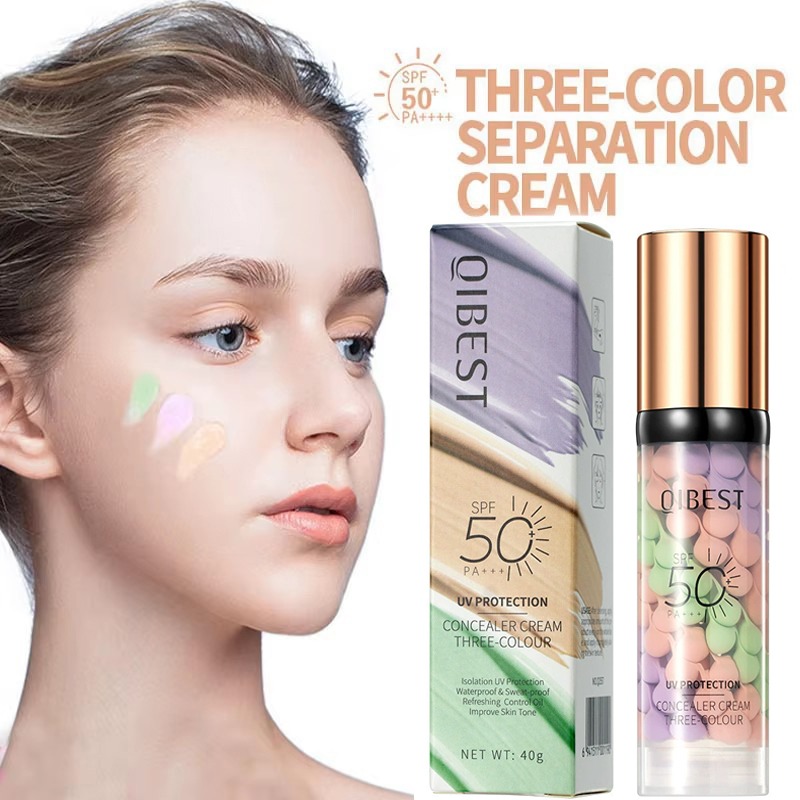 Primer Facial Tricolor em Crem - Beauty Makeup Foundation avaliação e preço