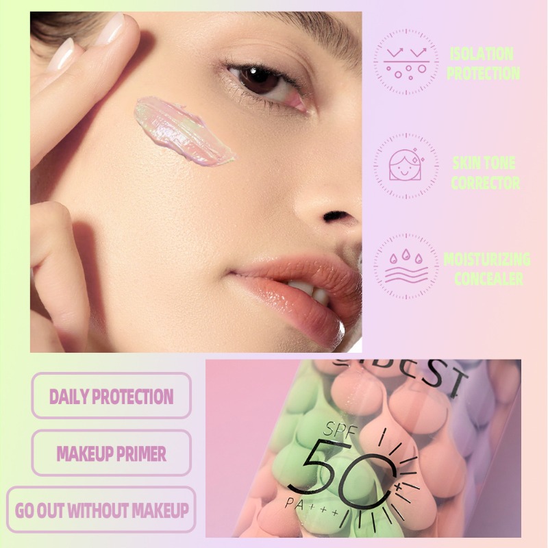 Primer Facial Tricolor em Crem - Beauty Makeup Foundation avaliação e preço
