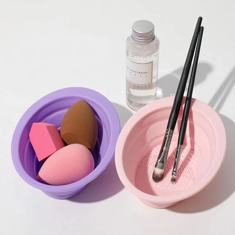 Tigela Dobrável de Silicone pa - Beauty Makeup Foundation avaliação e preço