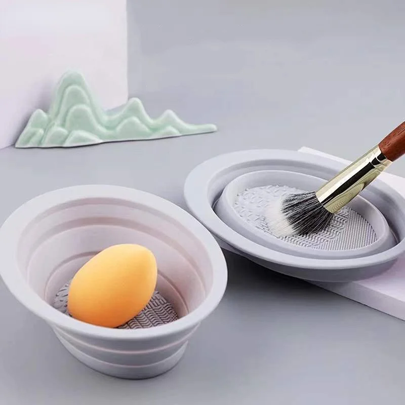 Tigela Dobrável de Silicone pa - Beauty Makeup Foundation avaliação e preço