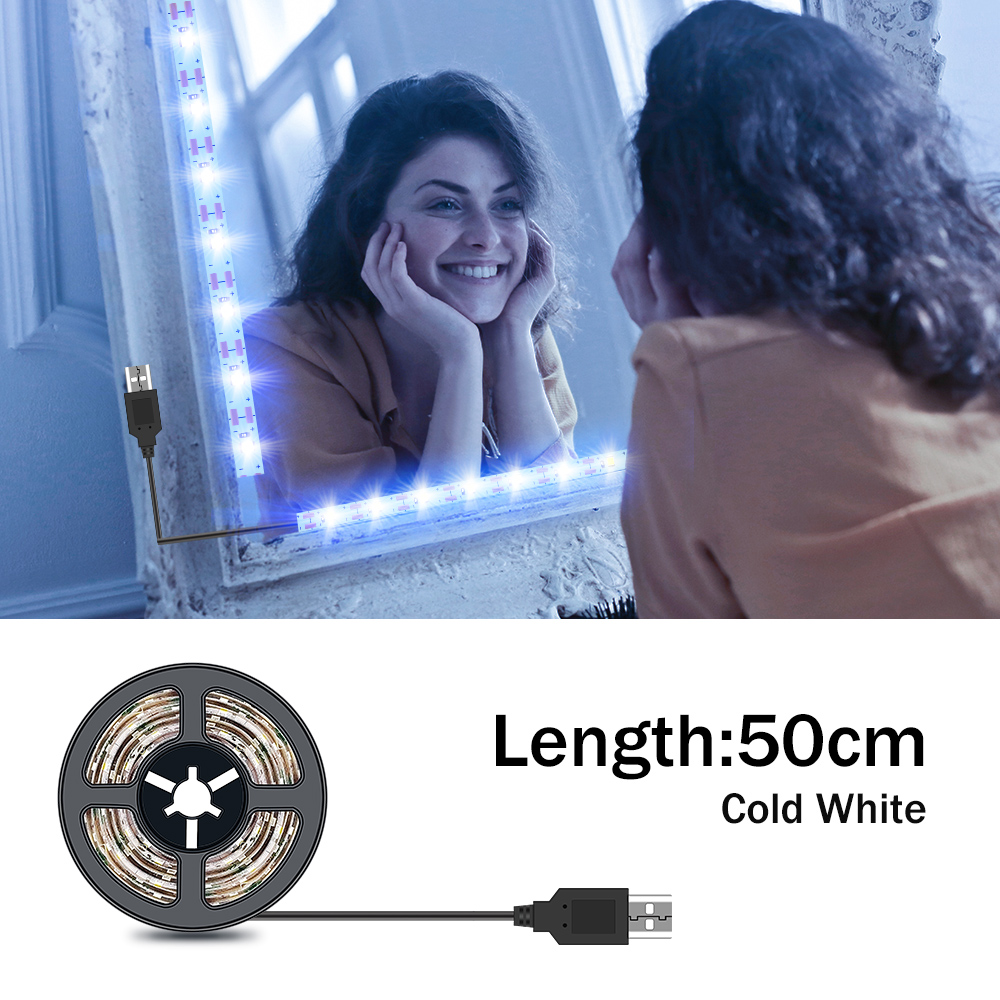 Dc5v led espelho de maquiagem  - Beauty Makeup Light avaliação e preço