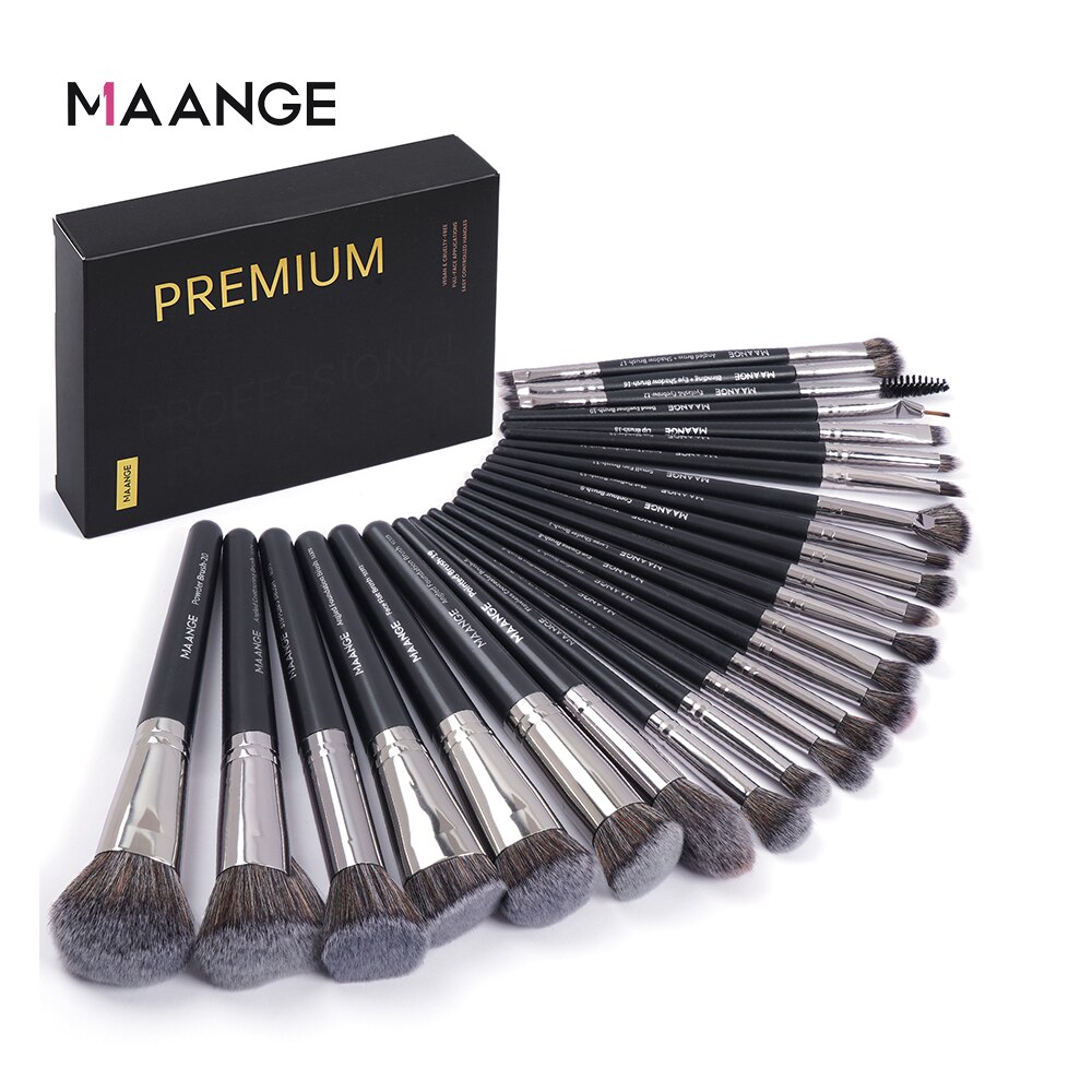 MAANGE-Professional Makeup Bru - Huda Beauty Makeup Brush Set avaliação e preço